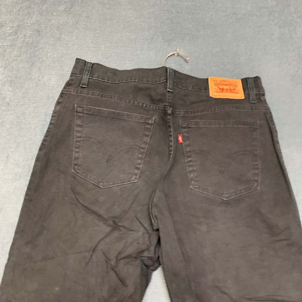 Levi's 550 Bootcut Jeans Women 12S Black Denim Cotton Stretch Casual Relaxed Fit - Picture 6 of 16